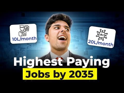Highest Paying Degrees and JOBS in 2030- 35 