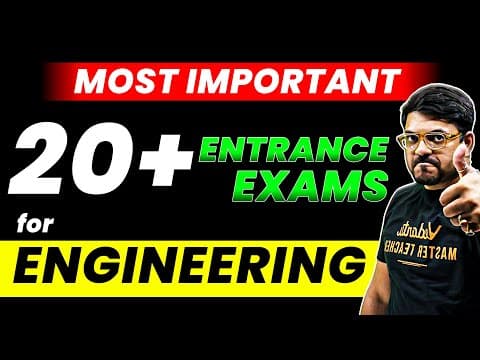  20+ Engineering Exams Beyond JEE 2025 🚀